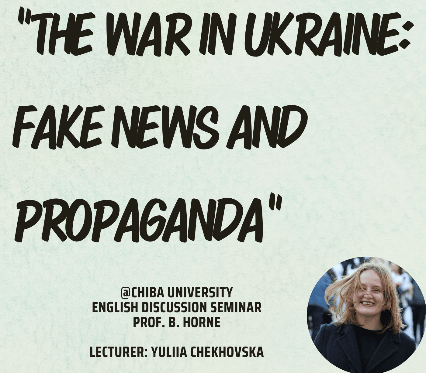 Talks on Fake News and Disinformation